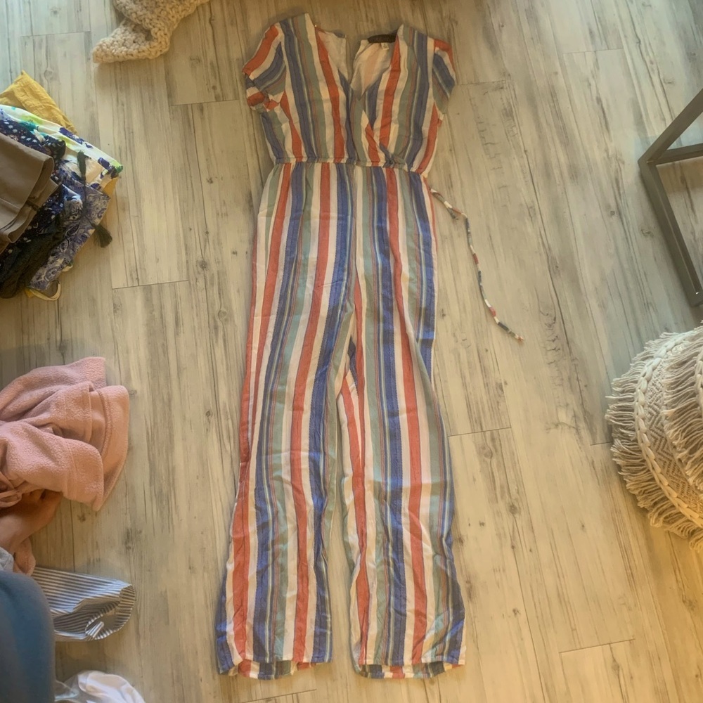 Striped Jumpsuit